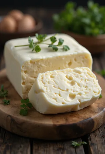 Seramik kasede kremamsı beyaz manda tereyağı