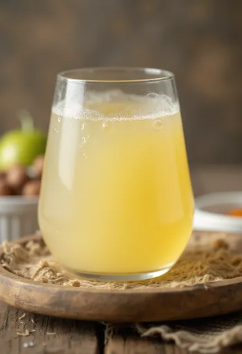 Cam kapta peynir altı suyu ve şişelenmiş hali, rustik zeminde