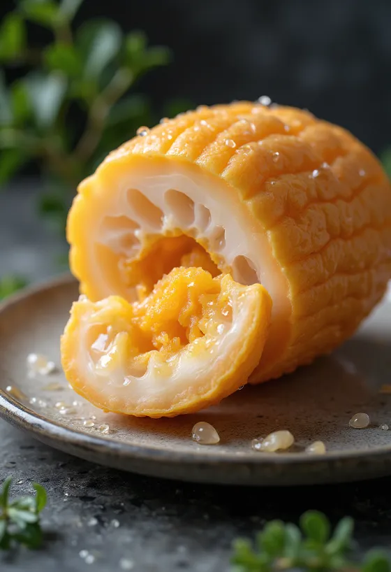 Doğal renkleri ve dokusuyla kurutulmuş mashua yumruları