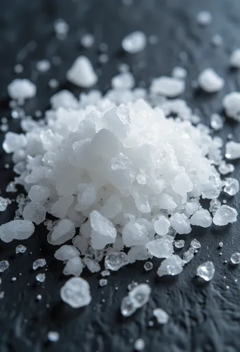 Küçük kavanozda kristal deniz tuzu ve deniz kabukları