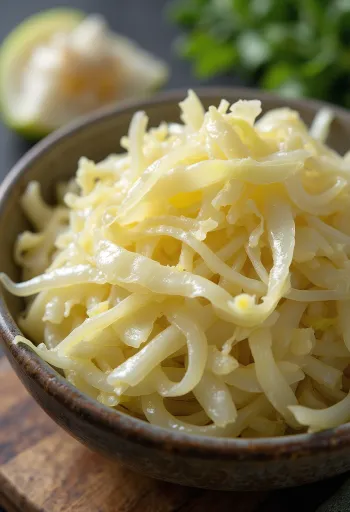 Seramik kasede lahana turşusu, tahta kaşık ve arkada fermente kavanozu ile lahana