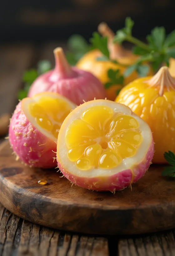 Doğal renkleri ve detaylı dokusuyla kurutulmuş ulluco yumruları