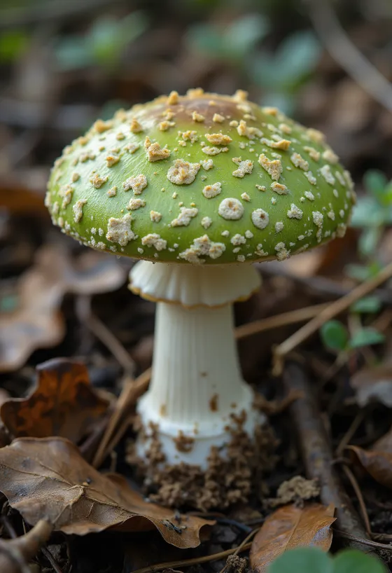 Mutfak tezgahında dilimlenmiş ve temizlenmiş Yeşil Russula (Gökçe) mantarı