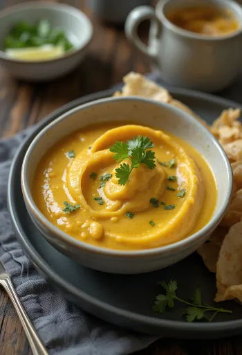 Pirinçle servis edilmiş Korma köri sosu