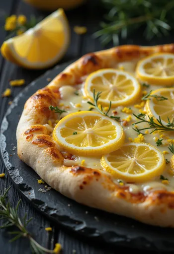 Limon aromalı Pizza al Limone