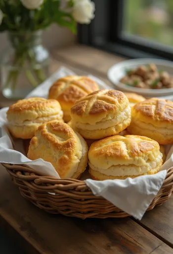 Altın sarısı pişmiş, üzeri çıtır peynir kaplı yumuşak lor peynirli poğaça
