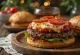 Pizza burger sunumu