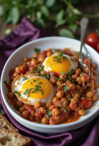 Nohutlu vegan patlıcan graten