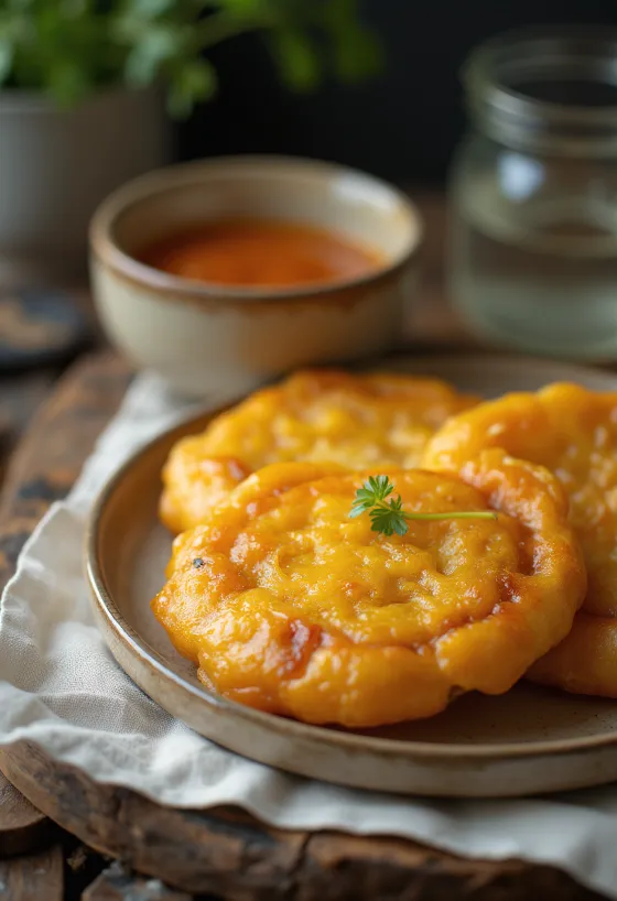 Bal kabaklı Şili sopaipilla, taze ve çıtır Şili hamur işi