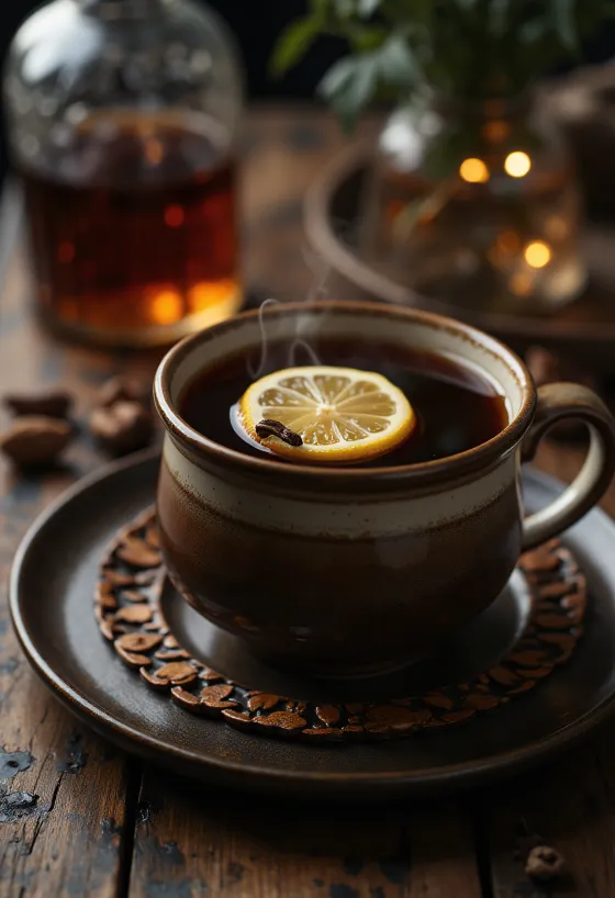 Bardakta servis edilen romlu çay