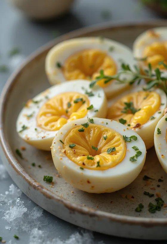 Servis edilmiş sarımsaklı fırın patlıcan