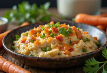 Acı biberli Tirokafteri, pide ekmeği ve sebzelerle servis edilen zengin feta peyniri ezmesi