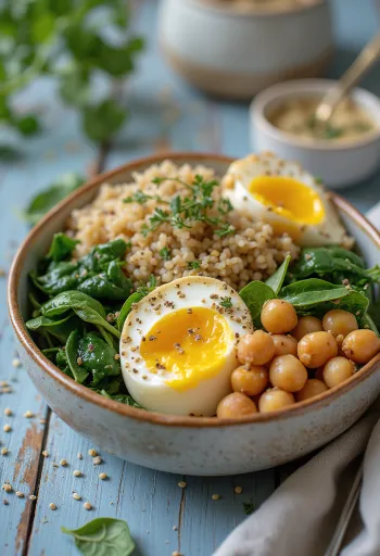 Baharatlı fırın patlıcan Buddha kasesi