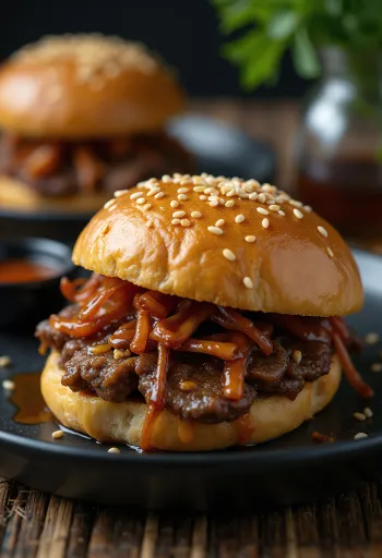 Soya soslu dana etli Kore Bulgogi Bao