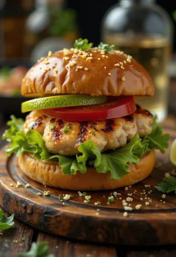 Servis edilmiş Tekilalı Misket Limonlu Burger
