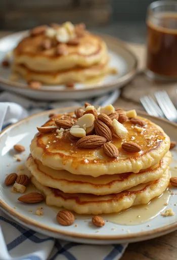 Sıcak servis edilen Bademli Hotteok