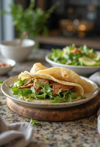 Ev yapımı glutensiz dürüm ekmeği