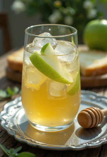Taze servis edilmiş İngiliz usulü kuru cider