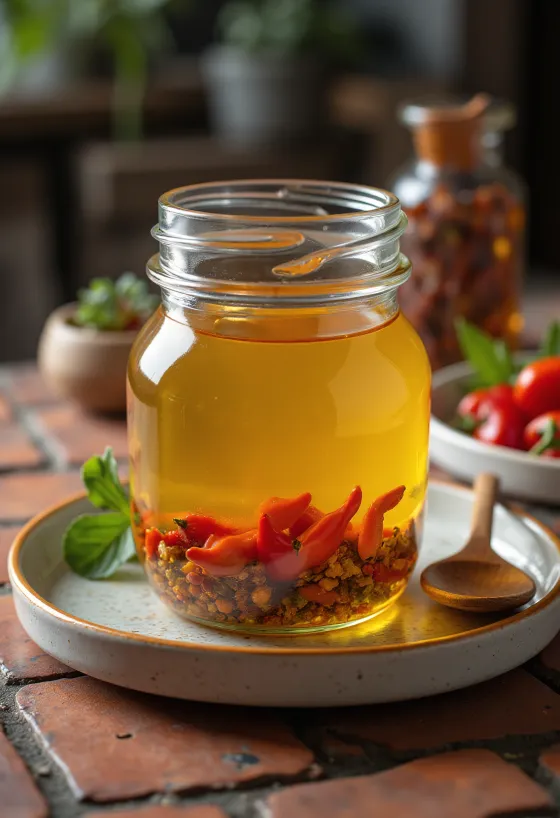 Acı Biberli Sade Yağ (Ghee), baharatlı sosta sade yağ