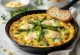 Kuşkonmazlı parmesanlı frittata, taze pişmiş