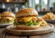 Izgara tavuklu Ranch soslu tavuk burger
