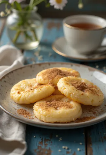 Muz yapraklarına sarılmış, hindistan cevizi rendesi ile süslenmiş İrmikli Patholi