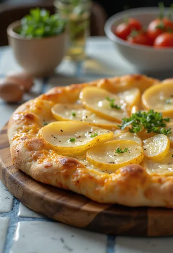 İsviçre raclette peynirli pizza