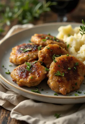 Nar gibi kızarmış, taze ekmek ve kırmızı soğanla servis edilen kızarmış tavuk ciğeri