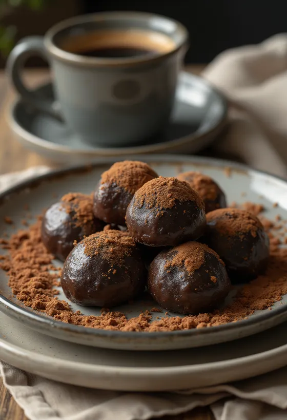 Kahve ile servis edilen Mochi, zengin ve esnek tatlı