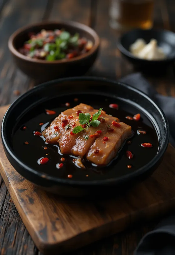 Barbekü tütsülenmiş soya soslu marinat
