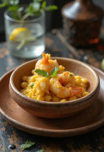 Hindistan cevizli soslu çıtır Brezilya yemeği, Vatapá soslu Acarajé