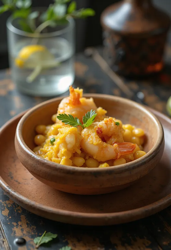 Hindistan cevizli soslu çıtır Brezilya yemeği, Vatapá soslu Acarajé