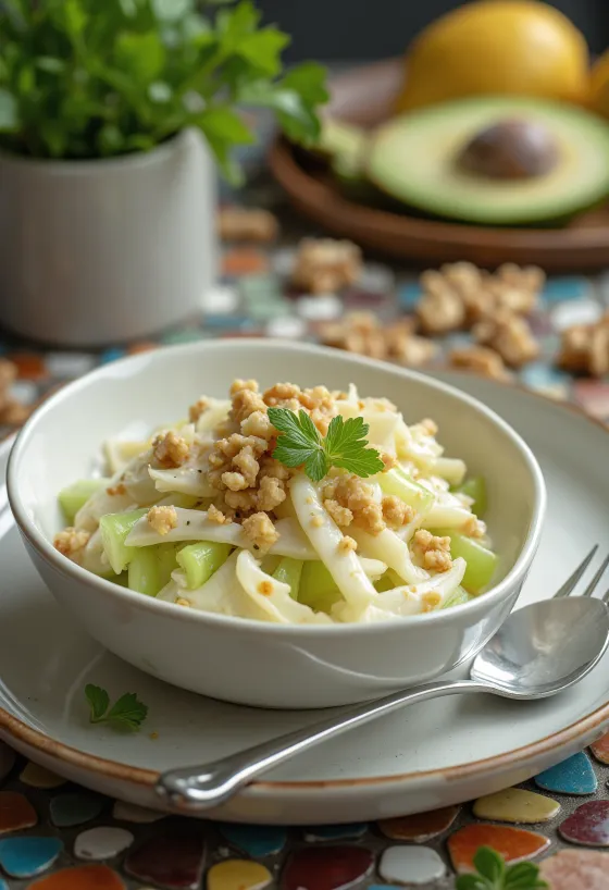 Çıtır kereviz salatası servisi