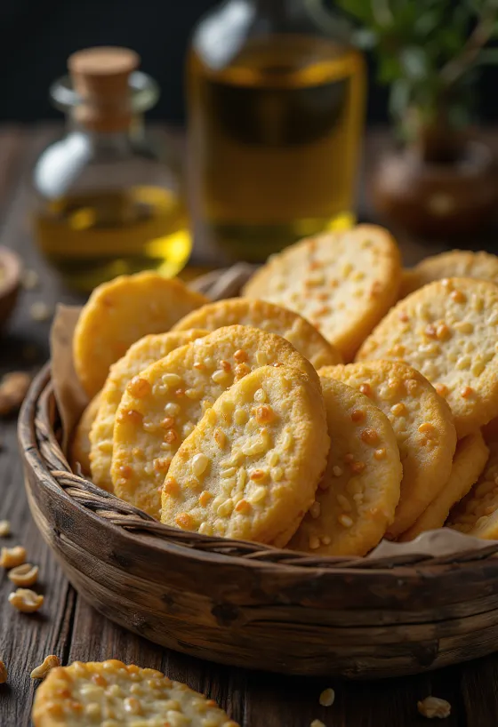 Zeytinyağlı Knäckebröd, kıtır ve iştah açıcı