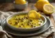 Kase içinde kaparili ve limonlu tereyağı sosu