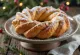 Badem dolgulu Kringle, tarçınlı şeker serpilmiş