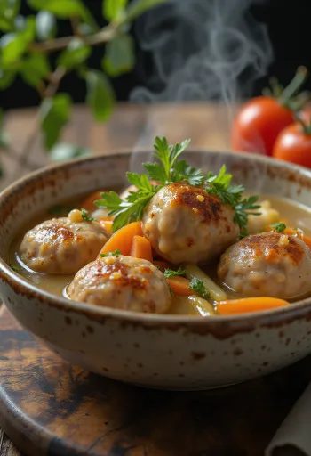 Servis edilen Albóndigas