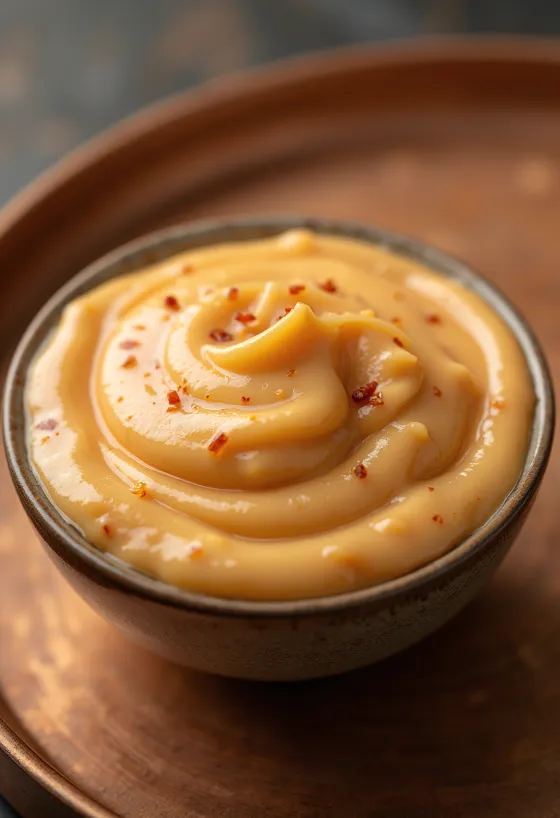 Patates kızartması ile servis edilen Chipotle mayonez