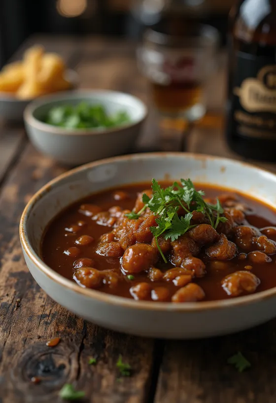 Izgara etlerle servis edilen acılı demirhindi sosu