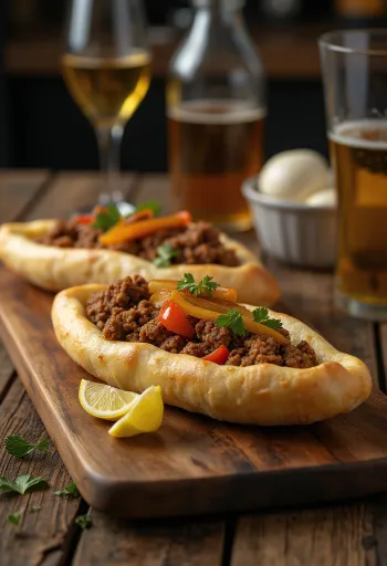 Servis edilmiş Pide