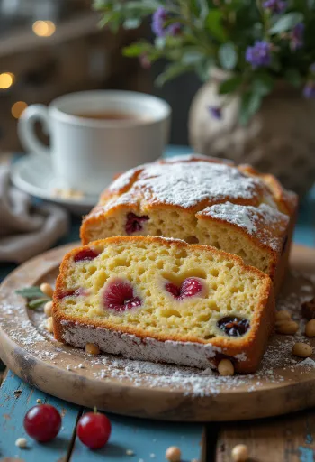 Kuru meyveler ve cevizli Noel meyveli keki