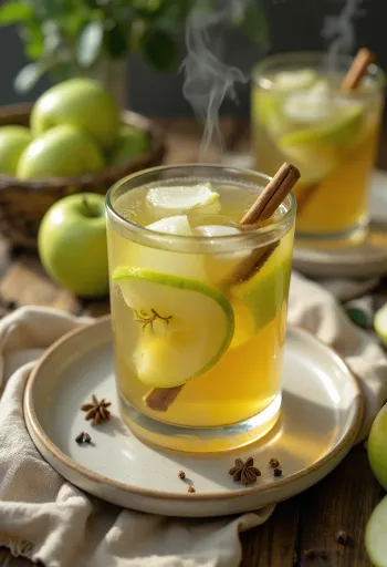 Kupada yeşil elmalı cider