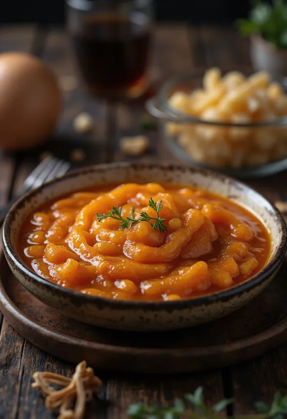 Injera ekmeği ile servis edilen Mitmita acı sos