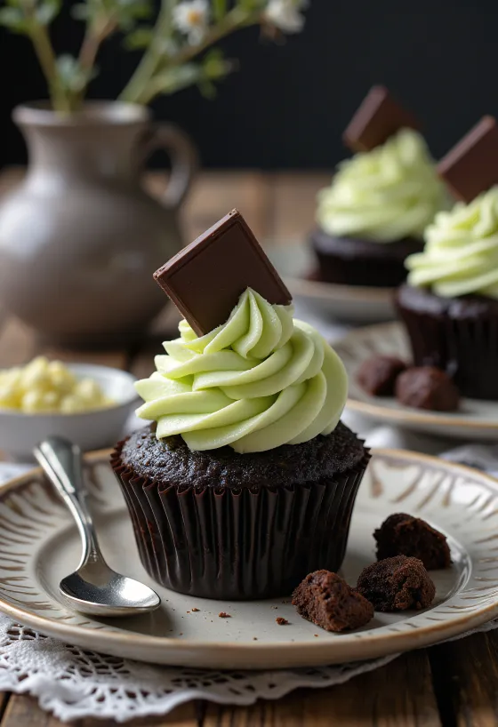 After Eight cupcake sunumu