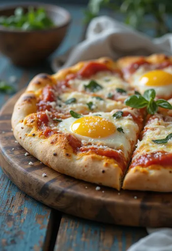 Patlıcan ve parmesanlı Pizza alla Parmigiana