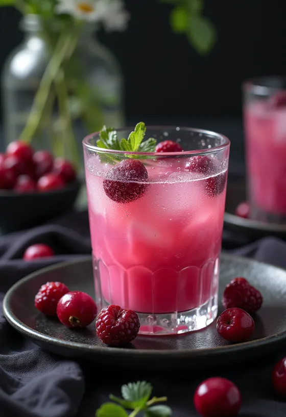 Probiyotik kızılcık kefir, ferahlatıcı ve besleyici