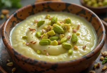 Antep fıstıklı Basundi, Antep fıstıklı süt bazlı Hint tatlısı