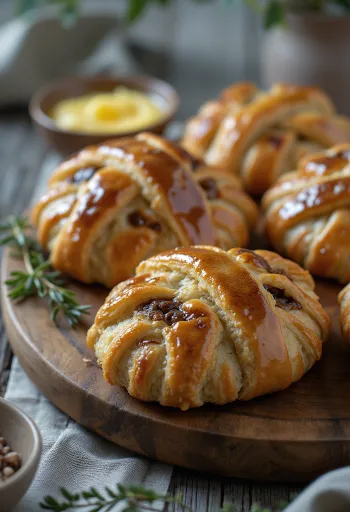 Taze pişmiş, çavdar hamurlu, karabuğday dolgulu Karjalanpiirakka