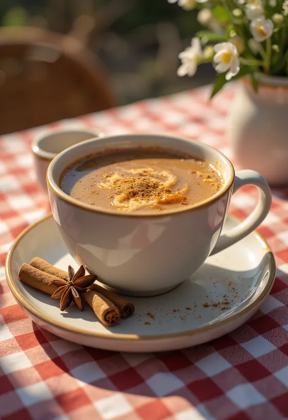Ballı karamelli chai çayı