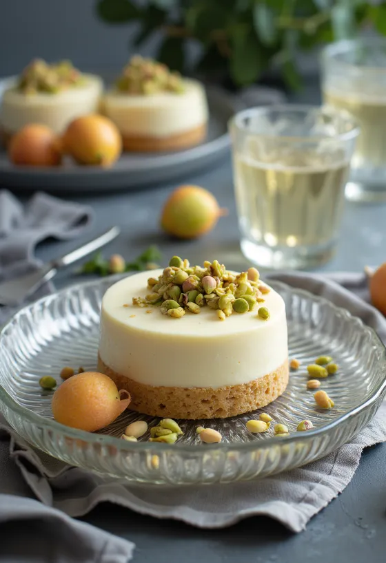 Süslenmiş liçi ve beyaz çikolatalı pasta